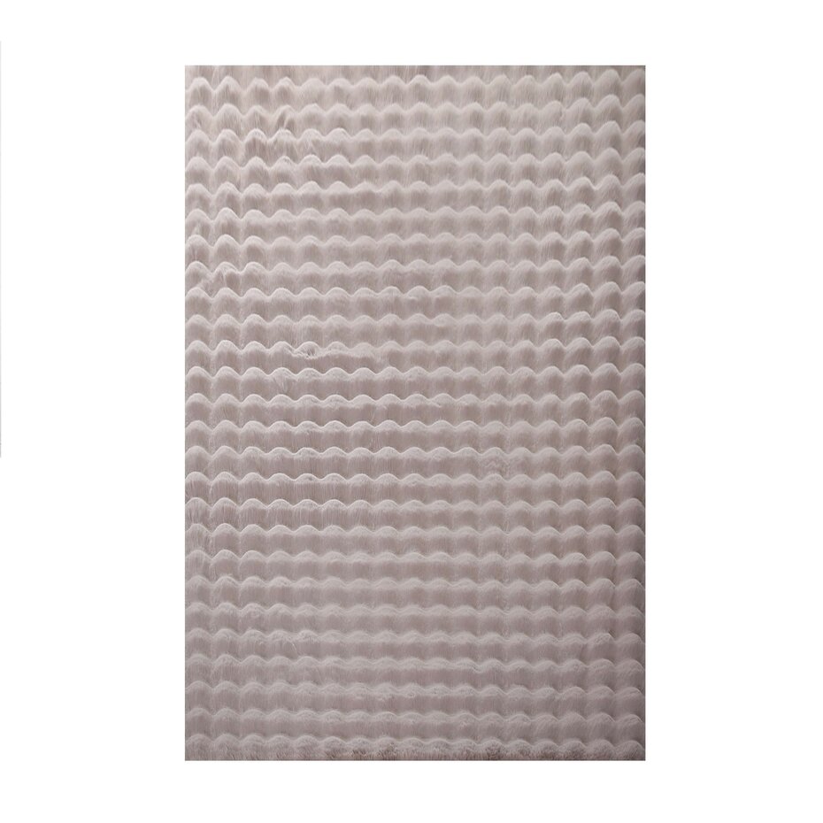 Felicia Hoogpolig Fluffy Beige vloerkleed - 3D Design Felicia Hoogpolig Fluffy Beige vloerkleed - 3D Design