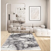 CARRARA MODERN GRIJS VLOERKLEED MARMER DESIGN