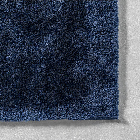 Wasbaar vloerkleed - Solid Donkerblauw / Navy