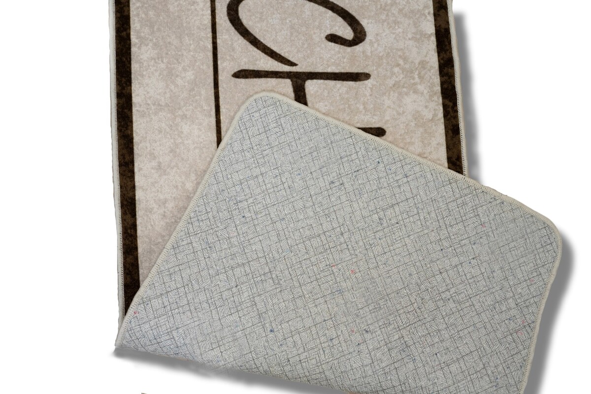 Kitchen 60X180 Cm Keuken Loper - Bruin - Wasbaar Kitchen 60X180 Cm Keuken Loper - Bruin - Wasbaar