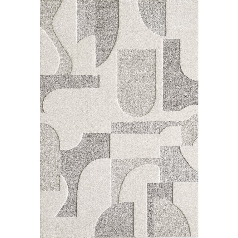 ELIO VLOERKLEED JAPANDI MODERN GEOMETRISCH - CREME