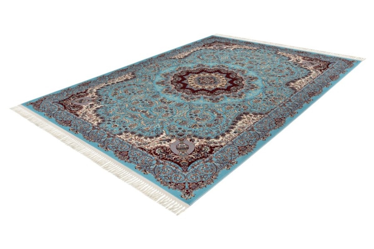 Darius vloerkleed - Medaillon Oosters Klassiek Perzisch Design - Blauw