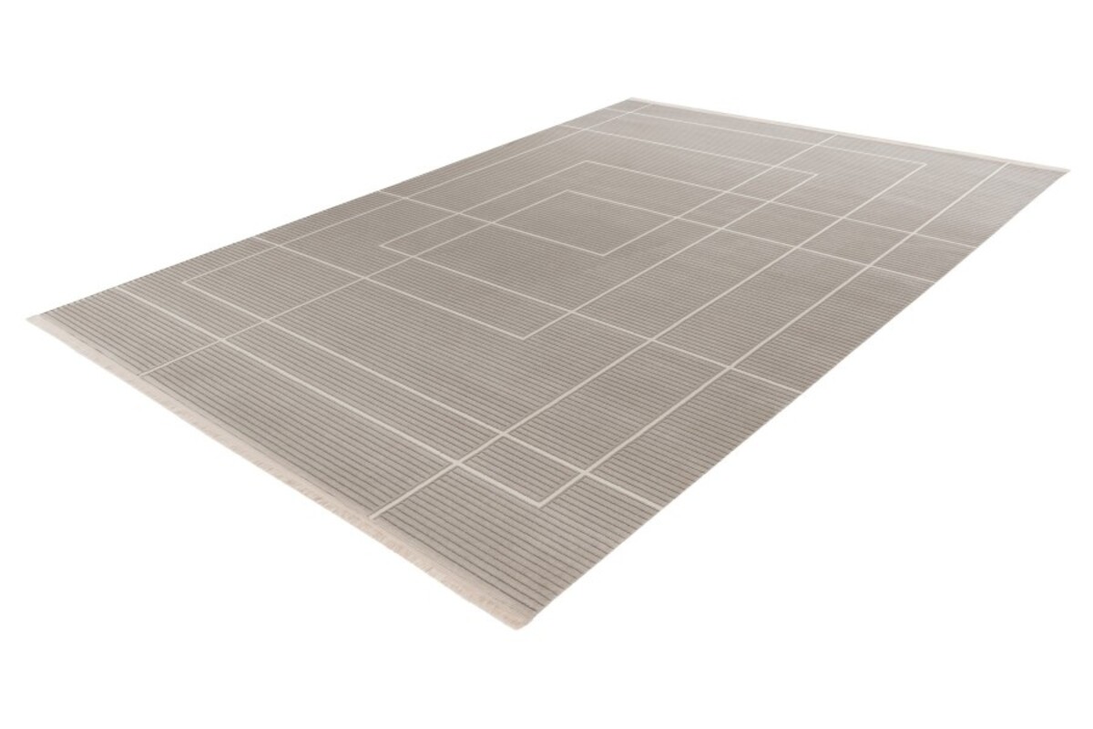 Claire vloerkleed - Japandi Stijl Geblokt En Gestreept Modern - Grijs Claire vloerkleed - Japandi Stijl Geblokt En Gestreept Modern - Grijs