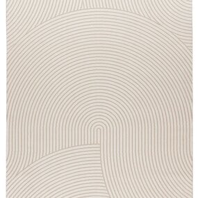 Claire vloerkleed - Japandi Stijl Halve Cirkels Modern - Crème
