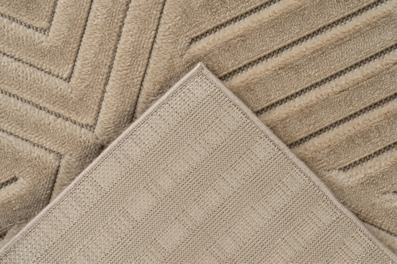 Justina vloerkleed - Japandi Stijl Voor Binnen & Buiten Modern - Beige Justina vloerkleed - Japandi Stijl Voor Binnen & Buiten Modern - Beige