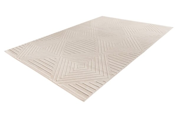 Justina vloerkleed - Japandi Stijl Voor Binnen & Buiten Modern - Crème