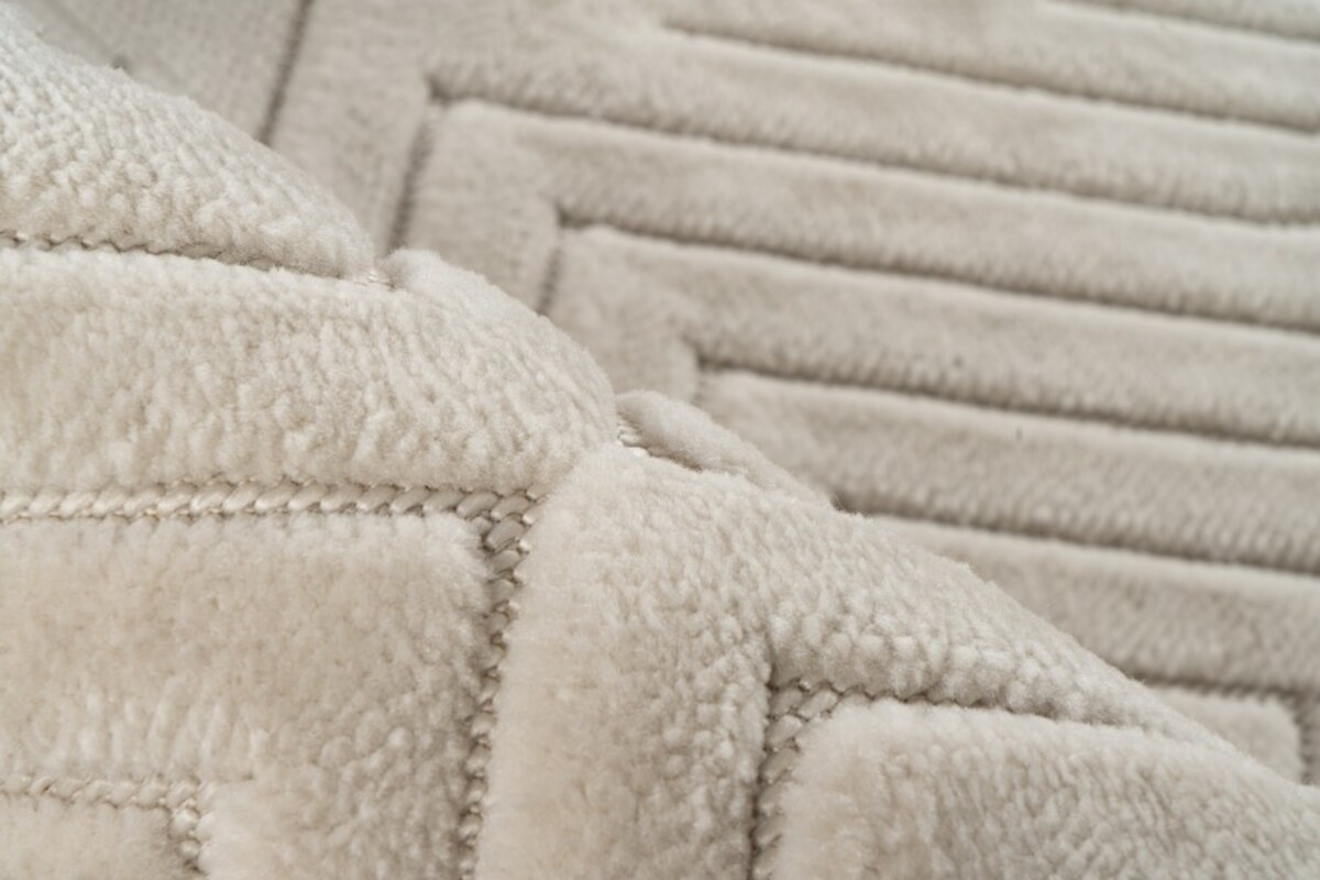 Justina vloerkleed - Japandi Stijl Voor Binnen & Buiten Modern - Crème Justina vloerkleed - Japandi Stijl Voor Binnen & Buiten Modern - Crème