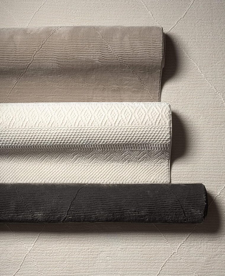 Aurelia Modern Crème vloerkleed - Geruit