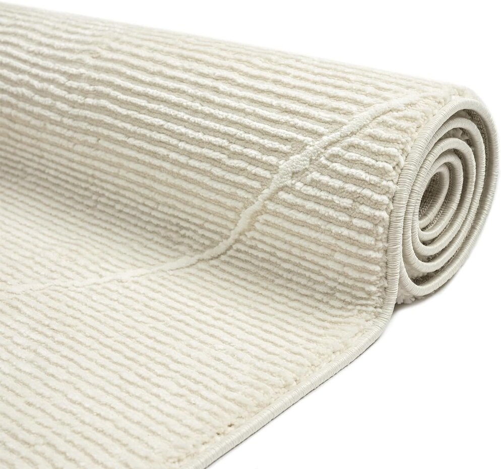 Aurelia Modern Crème vloerkleed - Geruit