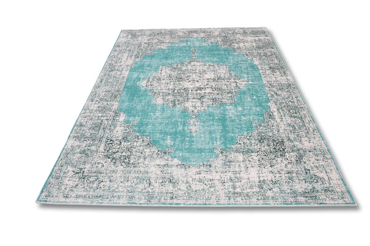 Vintage vloerkleed - Burano Mintgroen Vintage vloerkleed - Burano Mintgroen