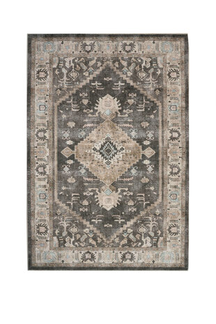 Burano vloerkleed - Medaillon Vintage - Grijs - Taupe