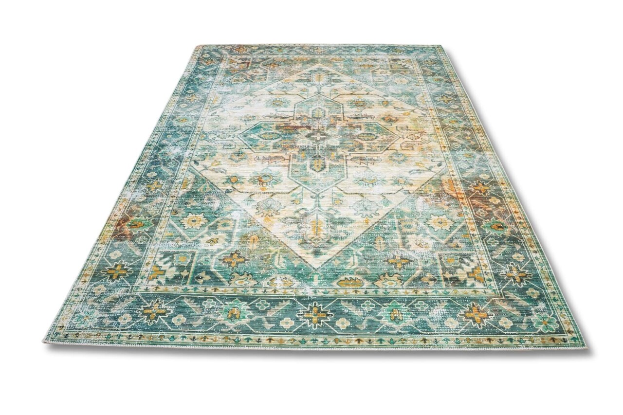 Vintage vloerkleed - Burano Groen