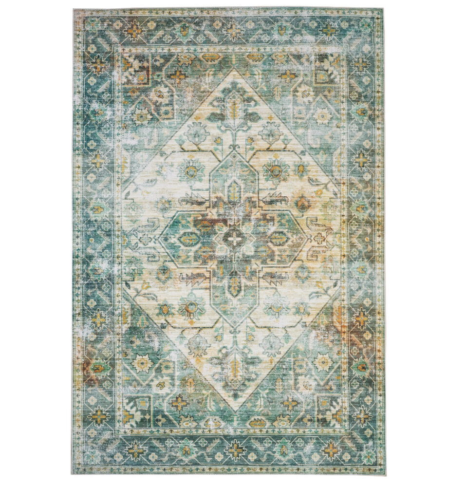 Vintage vloerkleed - Burano Groen