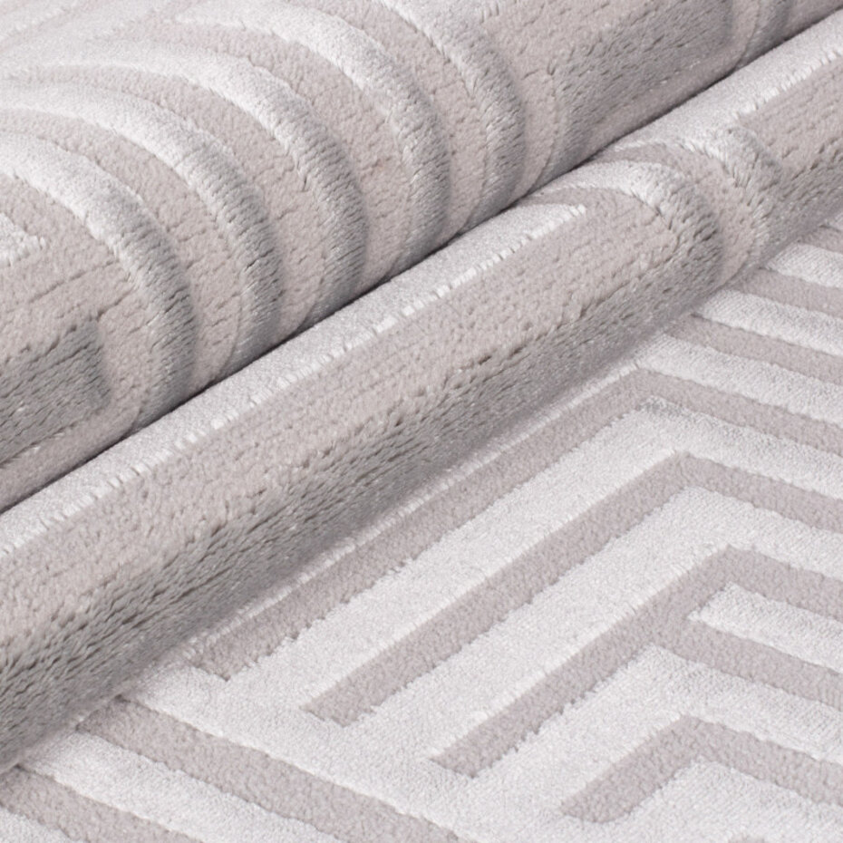 Cara vloerkleed - Cubico Modern Japandi - Zilver
