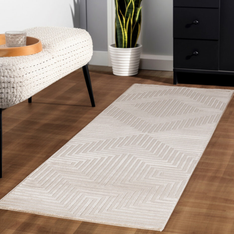 Cara vloerkleed - Intersecto Modern Japandi - Beige