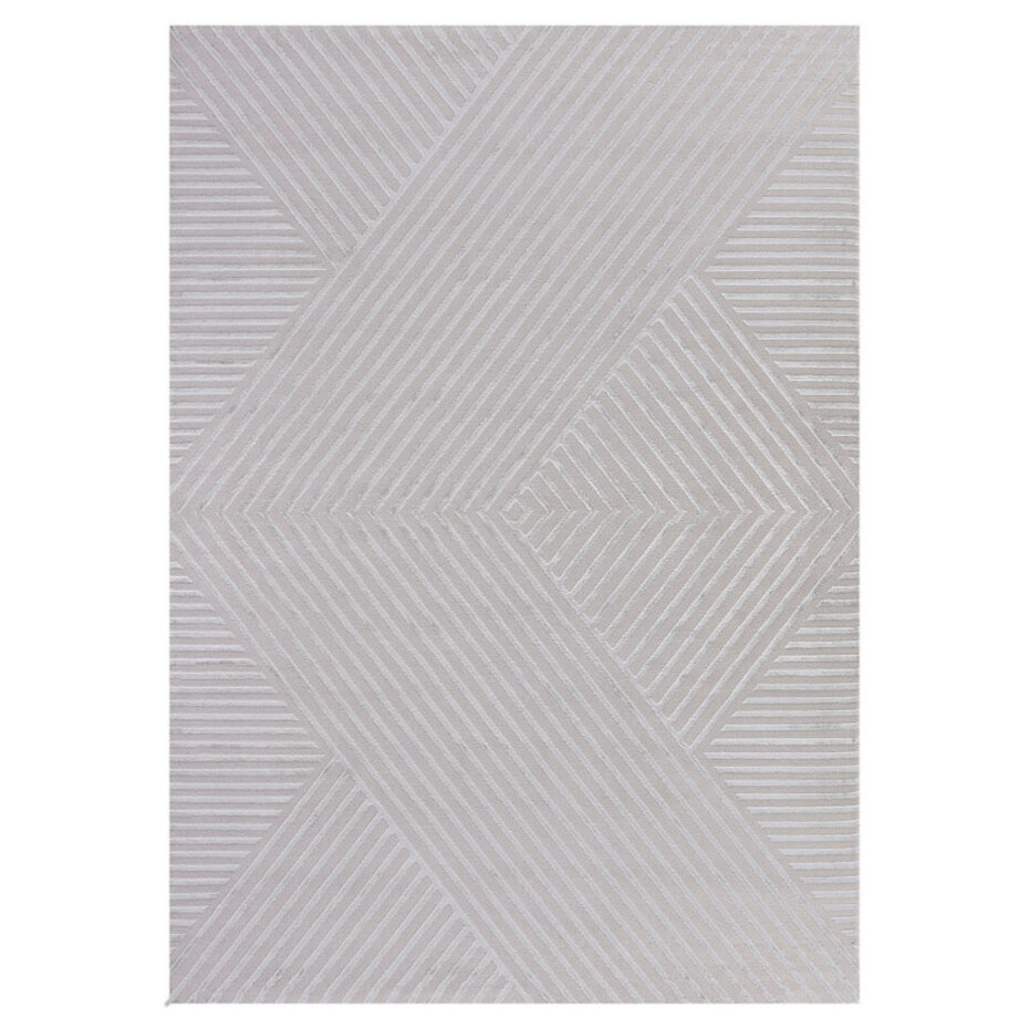 Cara vloerkleed - Intersecto Modern Japandi - Zilver Cara vloerkleed - Intersecto Modern Japandi - Zilver