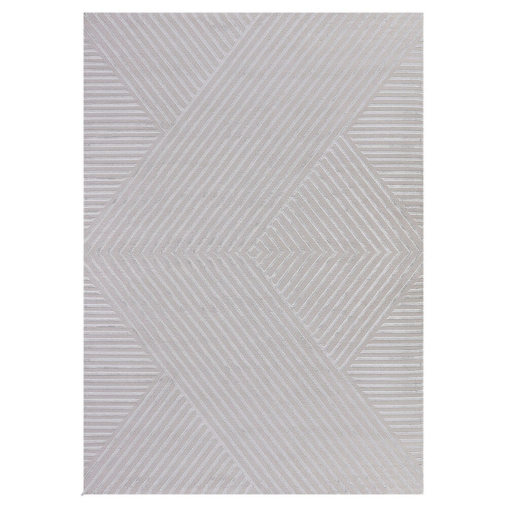 Cara vloerkleed - Intersecto Modern Japandi - Zilver Cara vloerkleed - Intersecto Modern Japandi - Zilver