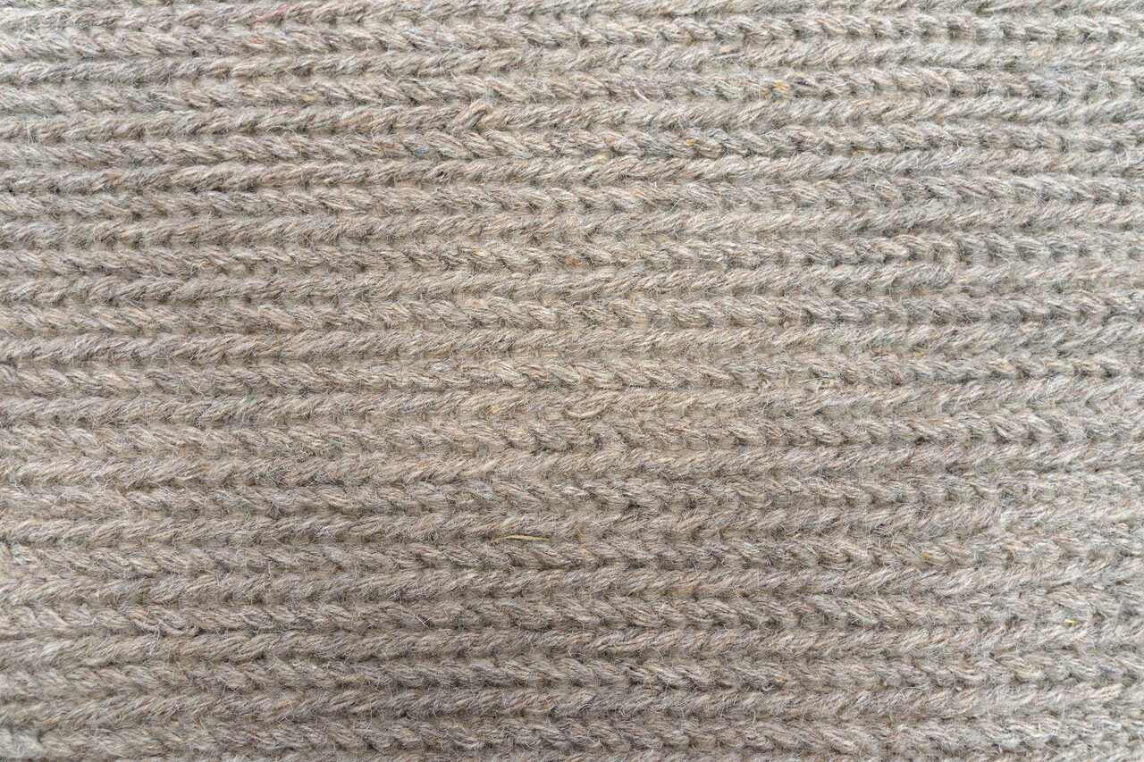 Rati vloerkleed - Handgeweven Wol Gevlochten Modern - Beige / Taupe