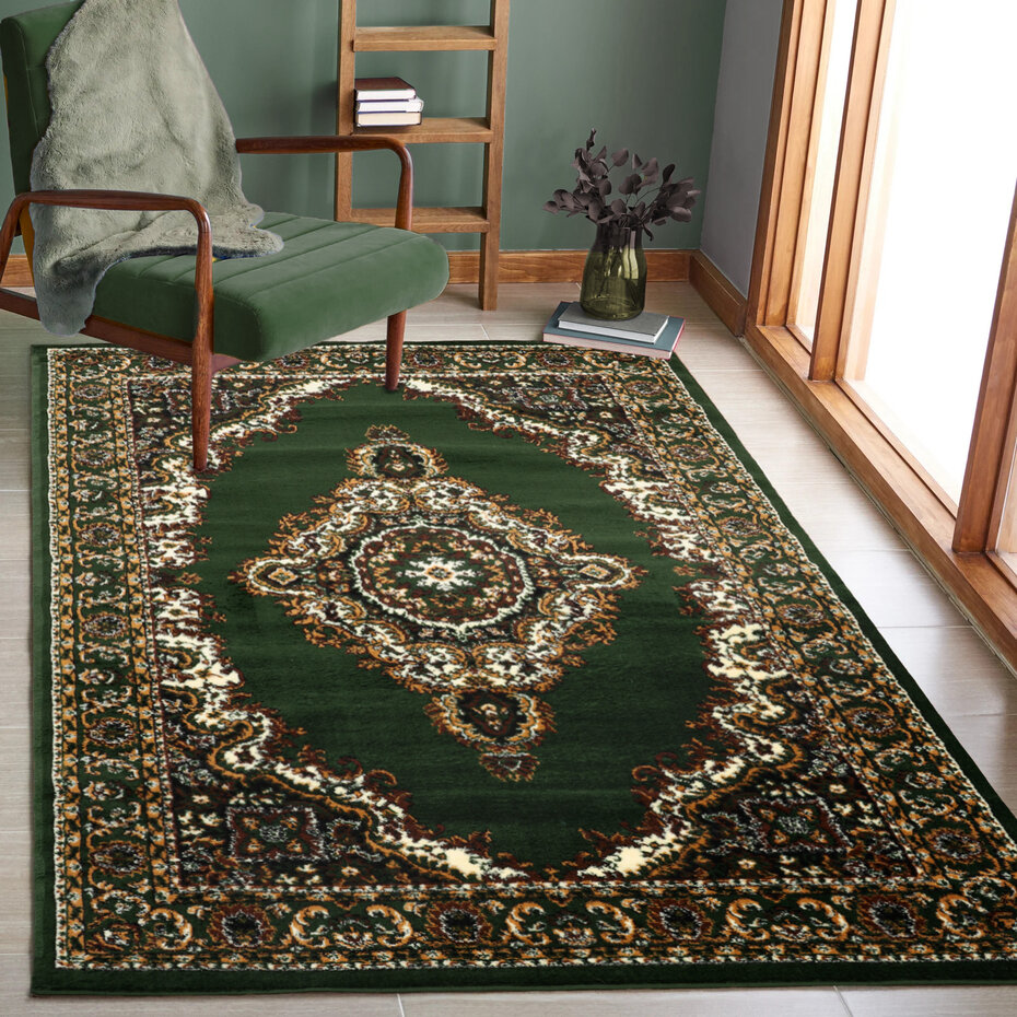 Klassiek vloerkleed - Skazar Groen Klassiek vloerkleed - Skazar Groen