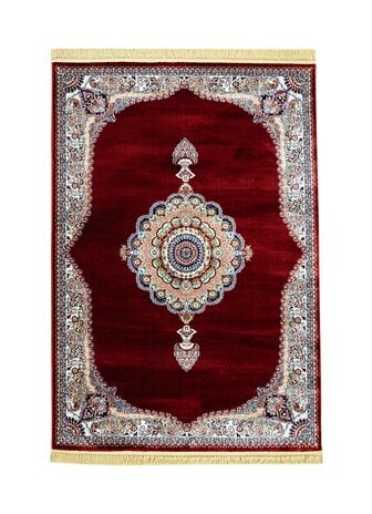 Isfahan vloerkleed - Oosters Medaillon Klassiek - Rood