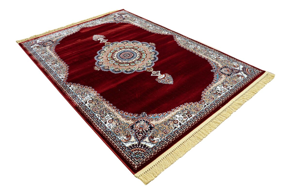 Oosters tapijt - Isfahan Medaillon Rood