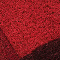 flycarpets ABSTRACT VLOERKLEED Stracto Collage - Organische Vorm MODERN - ROOD