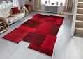 Abstract vloerkleed - Stracto Collage - Organische Vorm Modern - Rood