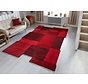 Abstract vloerkleed - Stracto Collage - Organische Vorm Modern - Rood