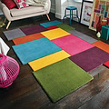 Abstract vloerkleed - Stracto Collage - Organische Vorm Modern - Multi