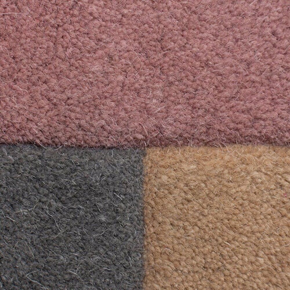 flycarpets ABSTRACT VLOERKLEED Stracto Collage - Organische Vorm MODERN - ROZE / BEIGE