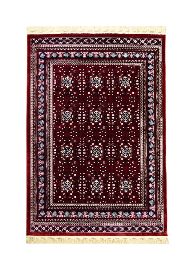 Isfahan vloerkleed - Oosters Medaillon Klassiek - Rood