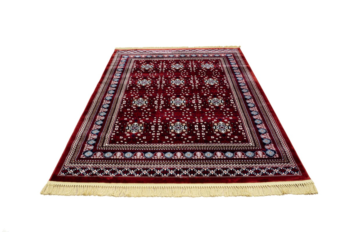 Isfahan vloerkleed - Oosters Medaillon Klassiek - Rood