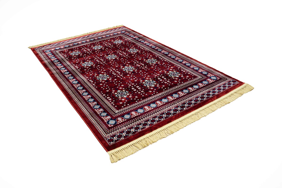 Isfahan vloerkleed - Oosters Medaillon Klassiek - Rood