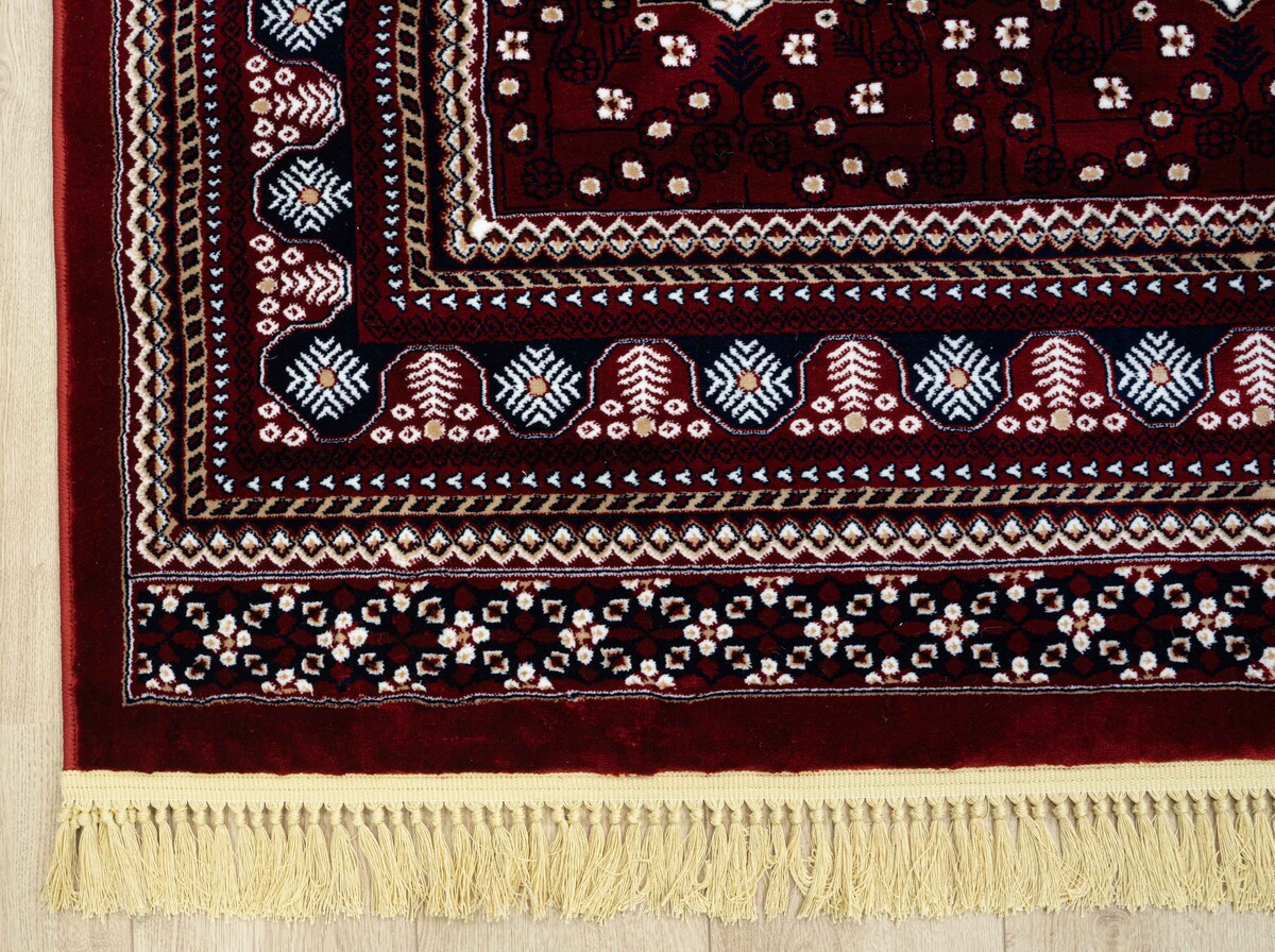 Isfahan vloerkleed - Oosters Medaillon Klassiek - Rood