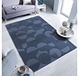 Modern Wollen vloerkleed - Gigi Blauw
