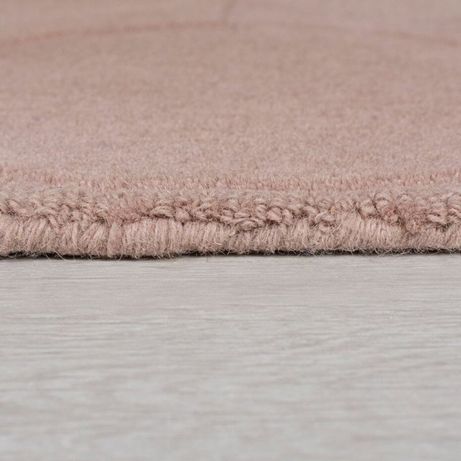 Modern Wollen vloerkleed - Gigi Roze Modern Wollen vloerkleed - Gigi Roze