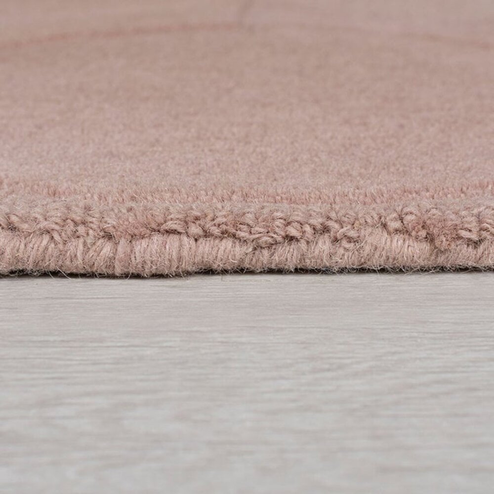 Modern Wollen vloerkleed - Gigi Roze Modern Wollen vloerkleed - Gigi Roze