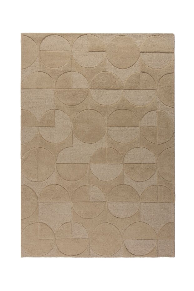 Modern Wollen vloerkleed - Gigi Naturel / Beige