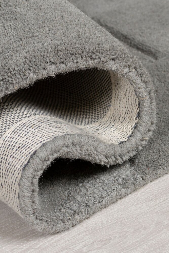 Rond Wollen vloerkleed - Gigi Grijs