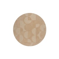 flycarpets ROND WOLLEN VLOERKLEED - GIGI NATUREL / BEIGE