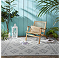 Algarve Indoor & Outdoor Crème / Grijs vloerkleed - Scandinavisch Design