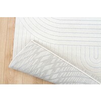 ALGARVE PLUS VLOERKLEED INDOOR & OUTDOOR - ABSTRACT CIRKELVORMIGE PATRONEN MODERN - CREME