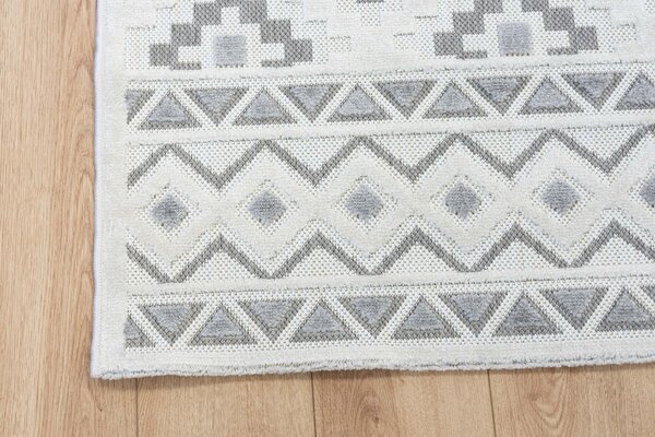 Algarve Indoor & Outdoor Crème / Grijs vloerkleed - Scandinavisch Design Algarve Indoor & Outdoor Crème / Grijs vloerkleed - Scandinavisch Design