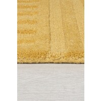 flycarpets ZEN VLOERKLEED JAPANDI - LAAGPOLIG - 100% WOL MODERN - OKERGEEL