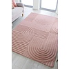 flycarpets ZEN VLOERKLEED JAPANDI - LAAGPOLIG - 100% WOL MODERN - ROZE