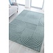 Zen vloerkleed - Japandi - Laagpolig - 100% Wol Modern - Blauw Zen vloerkleed - Japandi - Laagpolig - 100% Wol Modern - Blauw