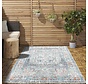 Sena Vintage Medaillon Grijs / Multi vloerkleed - Indoor En Outdoor
