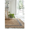 flycarpets GRACE VLOERKLEED JUTE - LAAGPOLIG MODERN - NATUREL / GRIJS