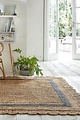 Grace vloerkleed - Jute - Laagpolig Modern - Naturel / Grijs