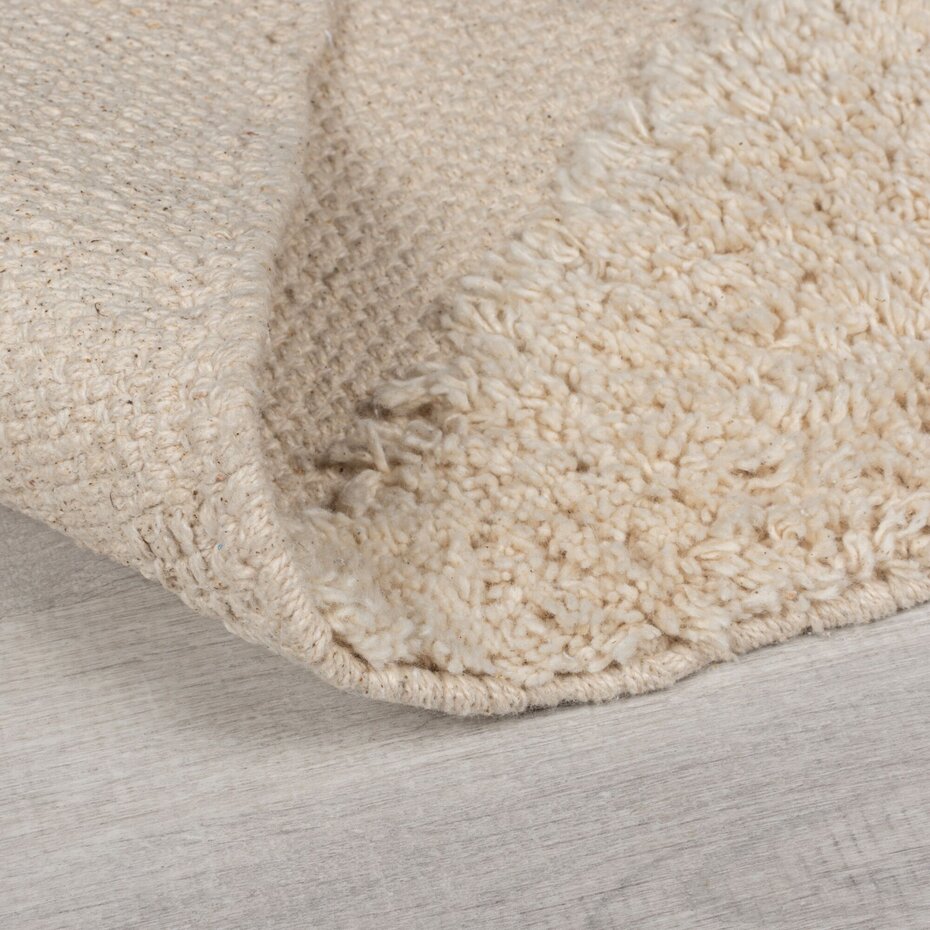 Tessa Diamond vloerkleed - Geometrisch - Laagpolig - Geruit Modern - Naturel